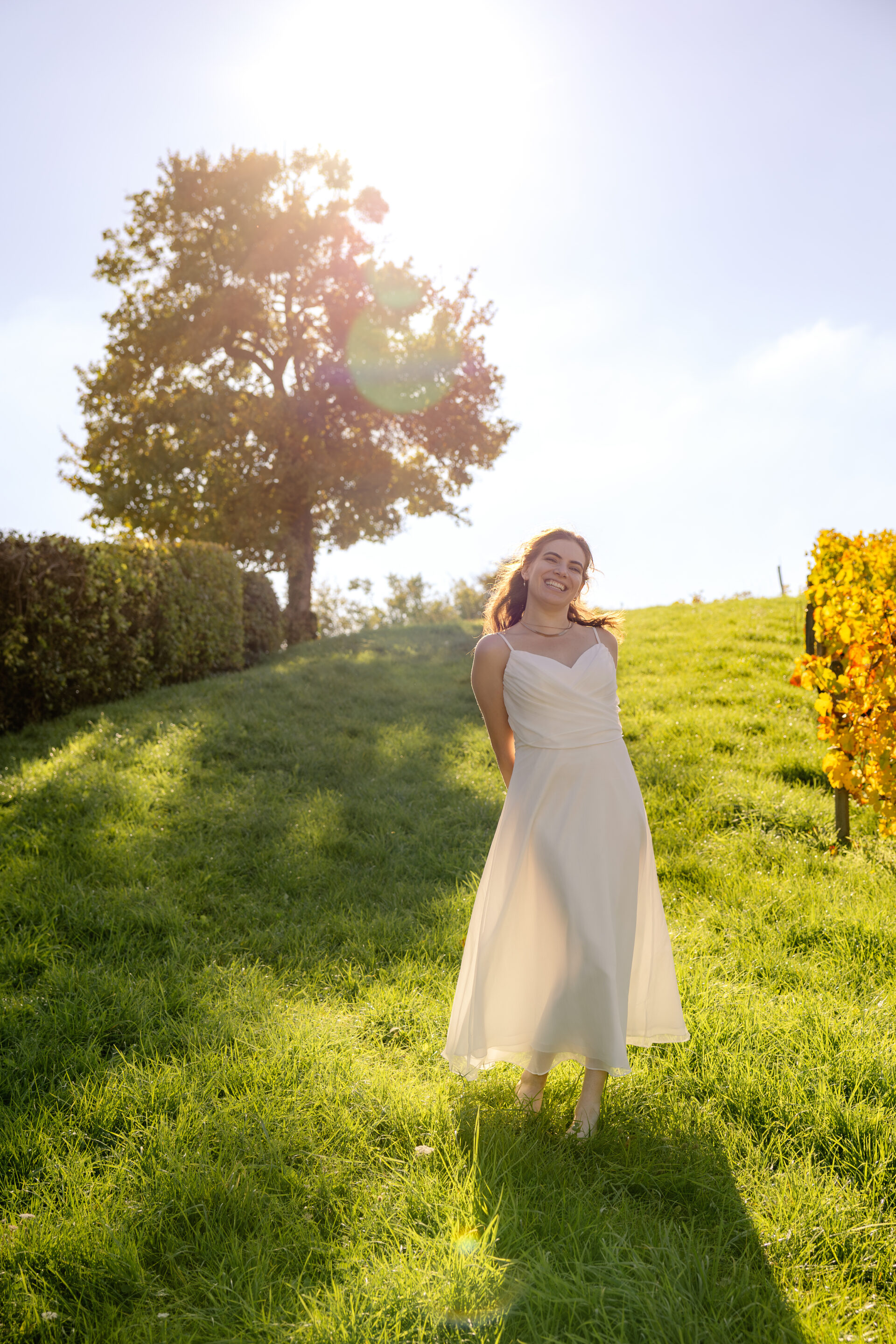 jeune mariee dans sa robe